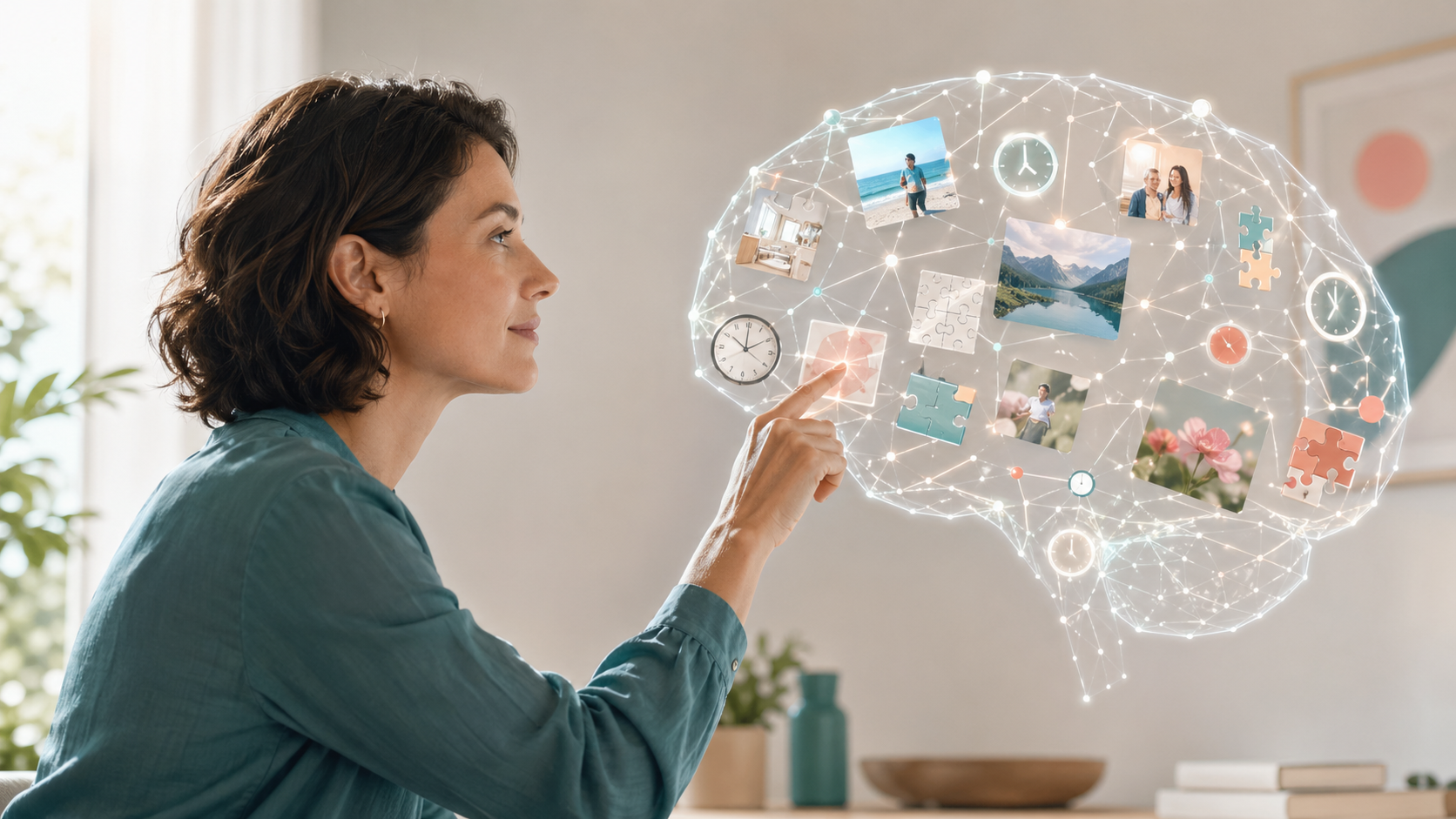 Interface visuelle d age du cerveau